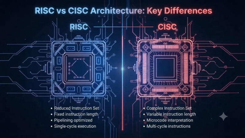 RISC vs CISC Architecture: Key Differences