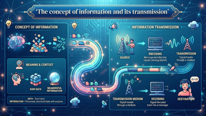 The concept of information and its transmission